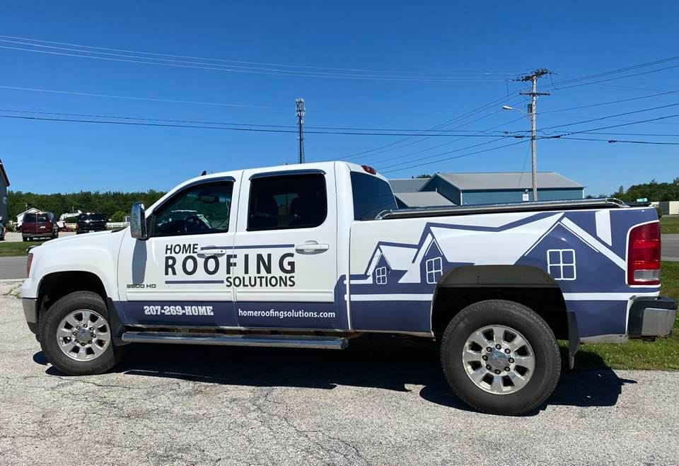 New Truck Wrap For Home Roofing Solutions Home Roofing Solutions