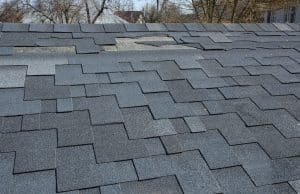 shingle roof damage